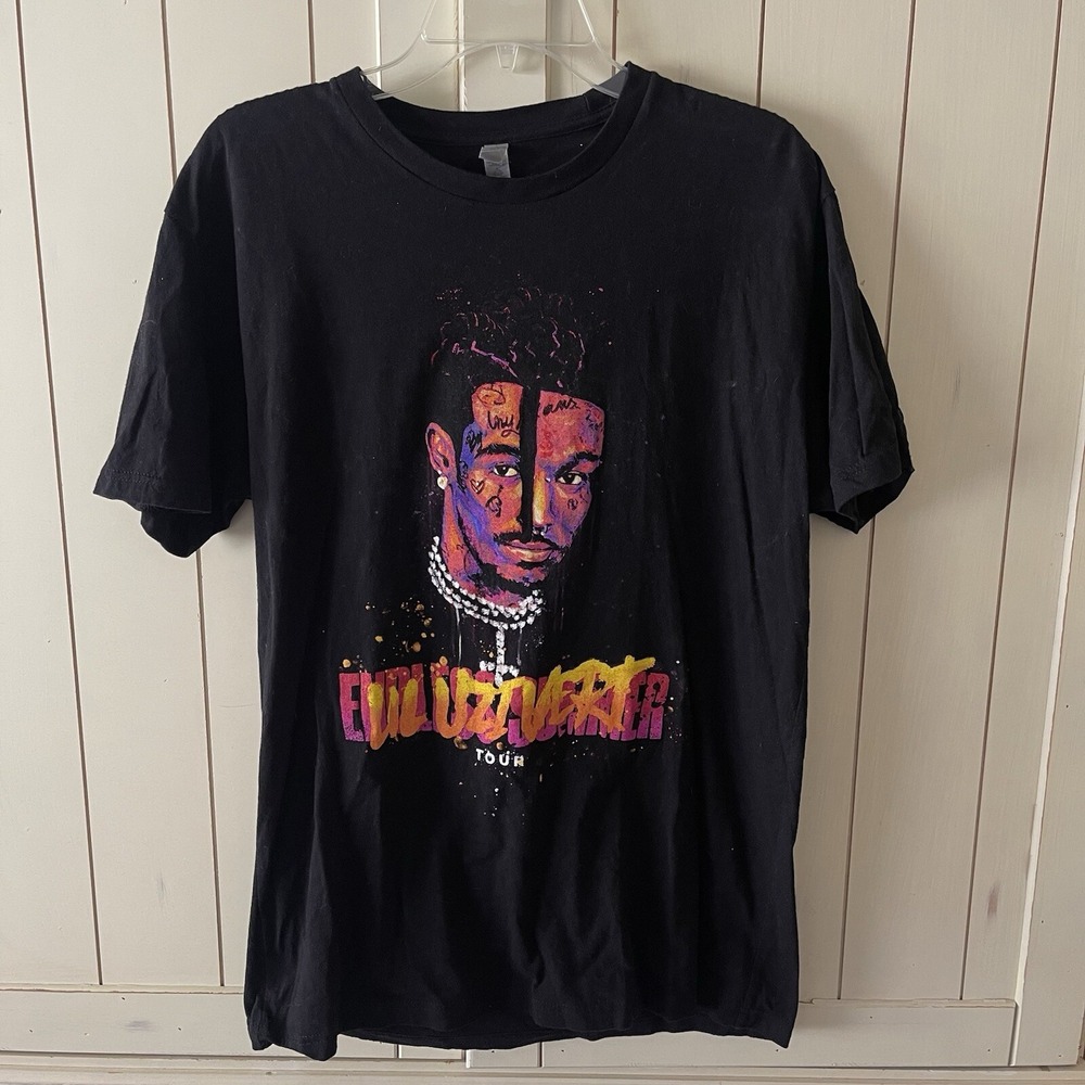 lil uzi vert Hip Hop Rap T Shirt Anarchy Design Endless Summer Tour 2018 M